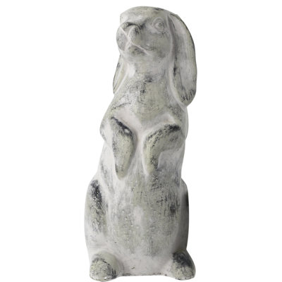 Statue de lapin en ciment Sinquefield