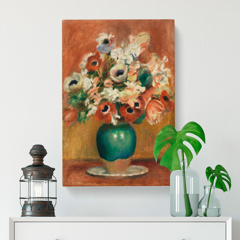 Bouquet of Flowers Vol.3 by Pierre-Auguste Renoir - Wrapped Canvas, 50cm H x 35cm W x 3cm D
