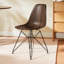 Chaise d'appoint Freidenberger en noyer brun