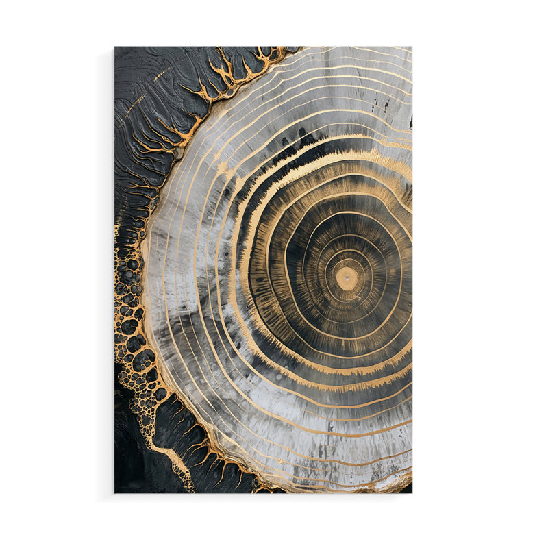 Série ABSTRACT CCLI - Impression sur toile seulement - NON-CADRE, H 27 po x l 18 po