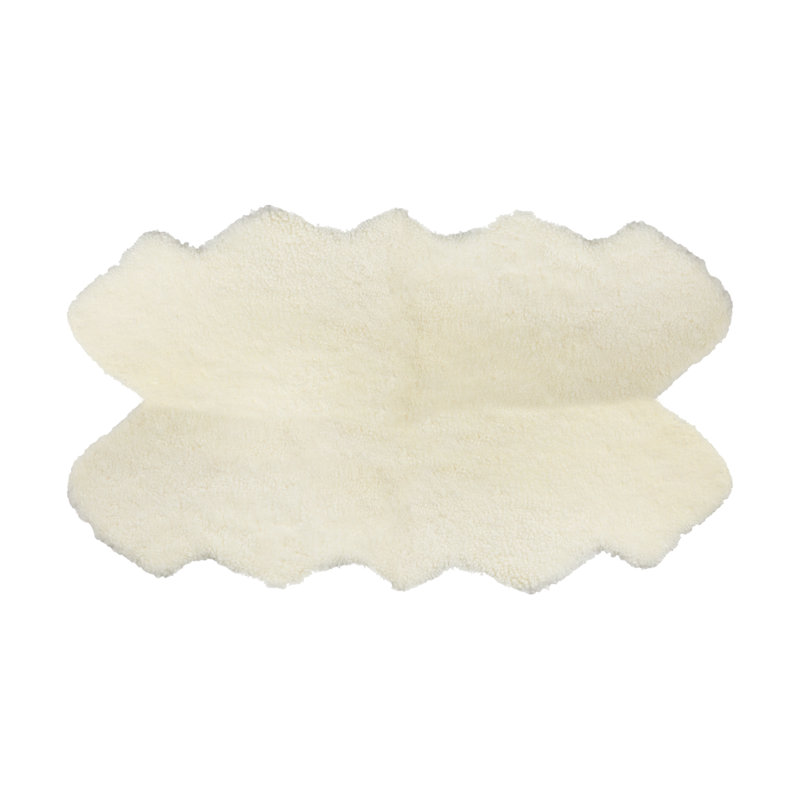 Tapis fibre en peau de mouton bouclée Fiber by Auskin