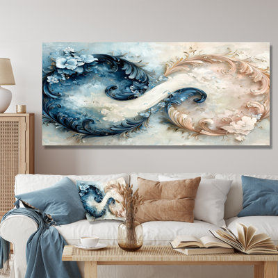 Crashing Coastal Spirals Of Waves II - Abstract Spirals Wall Art