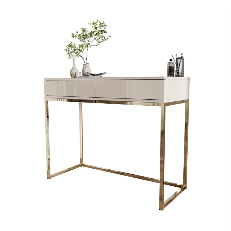 BLANCO GLAMOUR Console Table, Gold