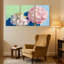 Hydrangea, ensemble de 3 impressions sur toile-1719574822