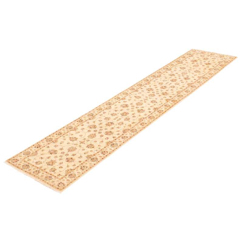 Tapis crème Peshawar Oushak 2 pi 7 po x 11 pi 9 po