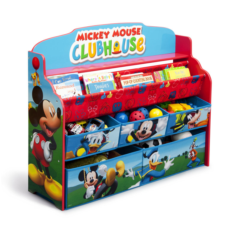 Organisateur de livres et de jouets Disney Mickey Mouse par Delta Children