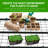 4-Tier Mini Greenhouse With PE Cover & Roll-Up Zipper Door-114486699