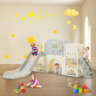 11 In 1 Toddler Slide, Kids for Toddler Age 1-3 Climber Slide Outdoor Indoor Playset