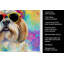 Shih Tzu Hippie Dawg Kitchen Towel