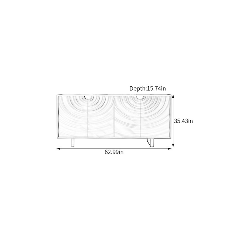 Armoire de rangement moderne et luxueuse, Vert