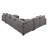 Breydon Upholstered U-Shaped Sectional Left Hand Facing-1059868428