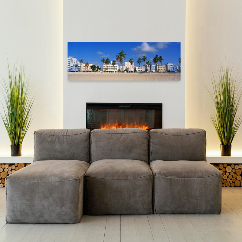 Miami Beach FL by J Sohm/VOA LLC - Wrapped Canvas Panoramic Print, 40.64 cm H x 121.92 cm W