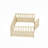 Twin Size Montessori Wooden Floor Bed With High Security Barrier And Door, Natural Wood, Ideal For Children's Safety And Comfort.-1703729936-1703729949