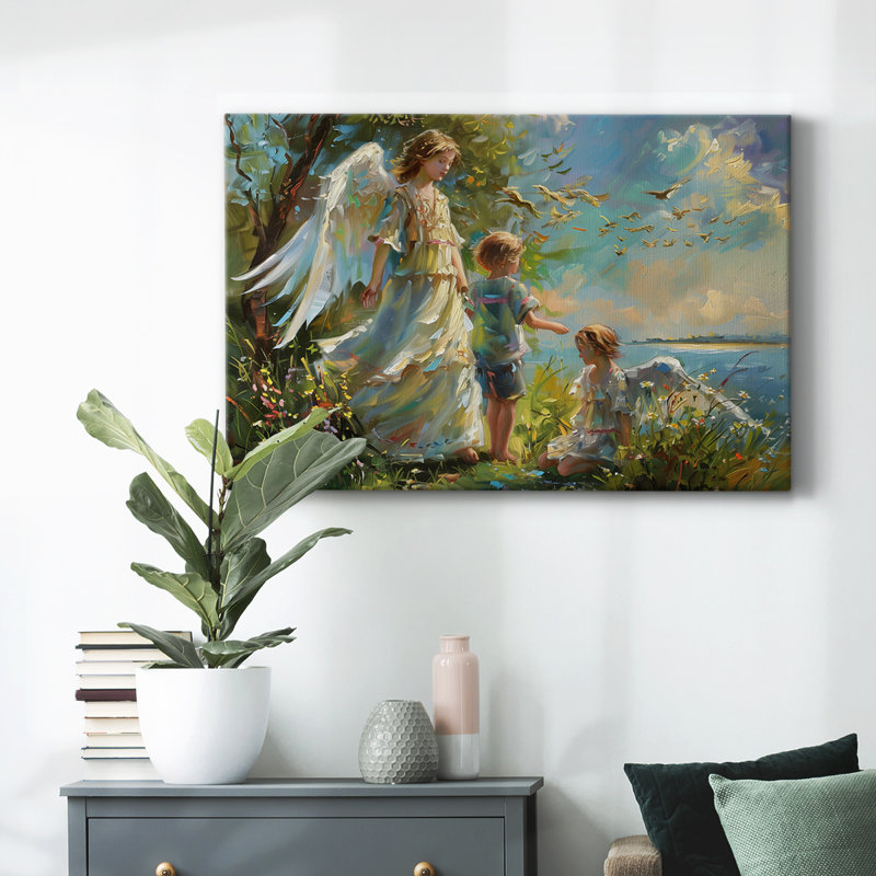 Animaux, série de paysages, H 40 po x l 60 po