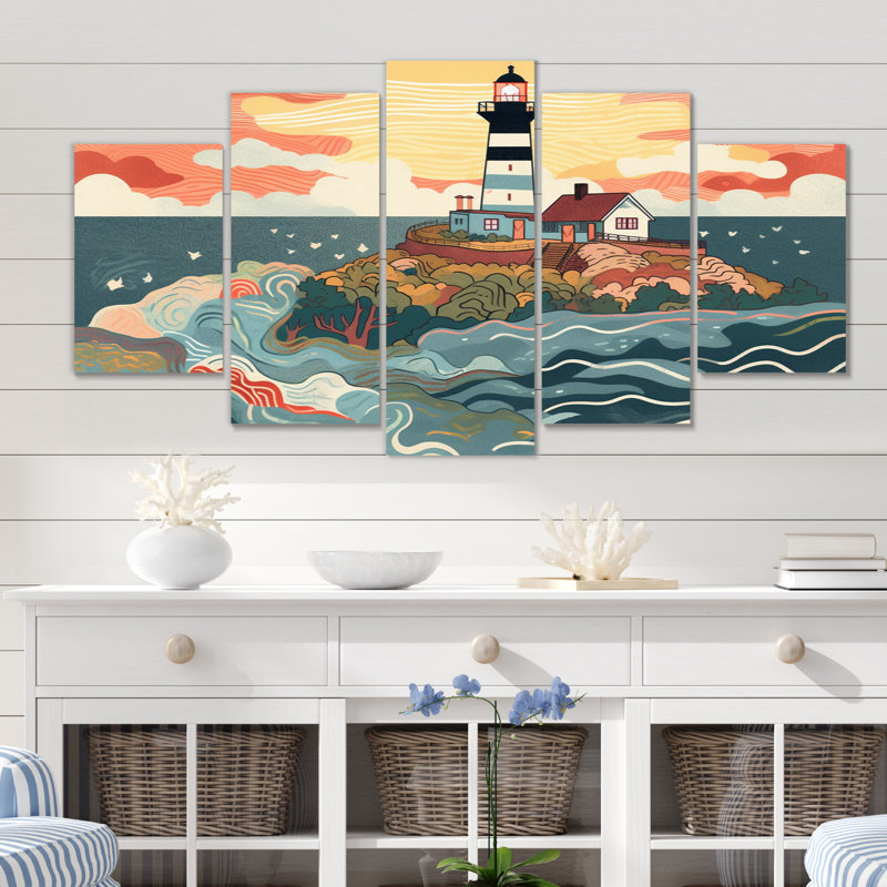 Ensemble de 5 décorations murales