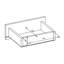 Taahir 2-Drawer Bedside Table with Open Shelf 40 cm Cashmere