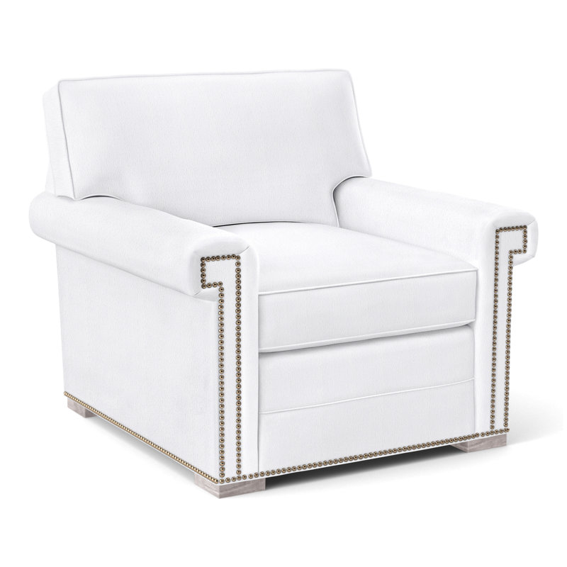Fauteuil 36 po Davidson, Oui, Neige Navada, Gris tourterelle