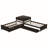 Twin L-shaped Platform Storage Bed-894628508