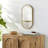 Hiplita Metal Flat Wall Mirror