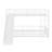 Metal Bunk Bed With Slide And Guardrails