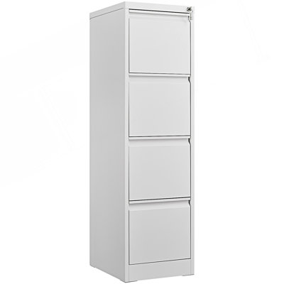 4 Drawer Vertical File Cabinet With Lock, Filing Cabinet, Entryway Cabinet