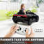 Voiture monoplace 12V autoportée, sous licence, audi RS e-tron GT, PP et acier, noir élégant