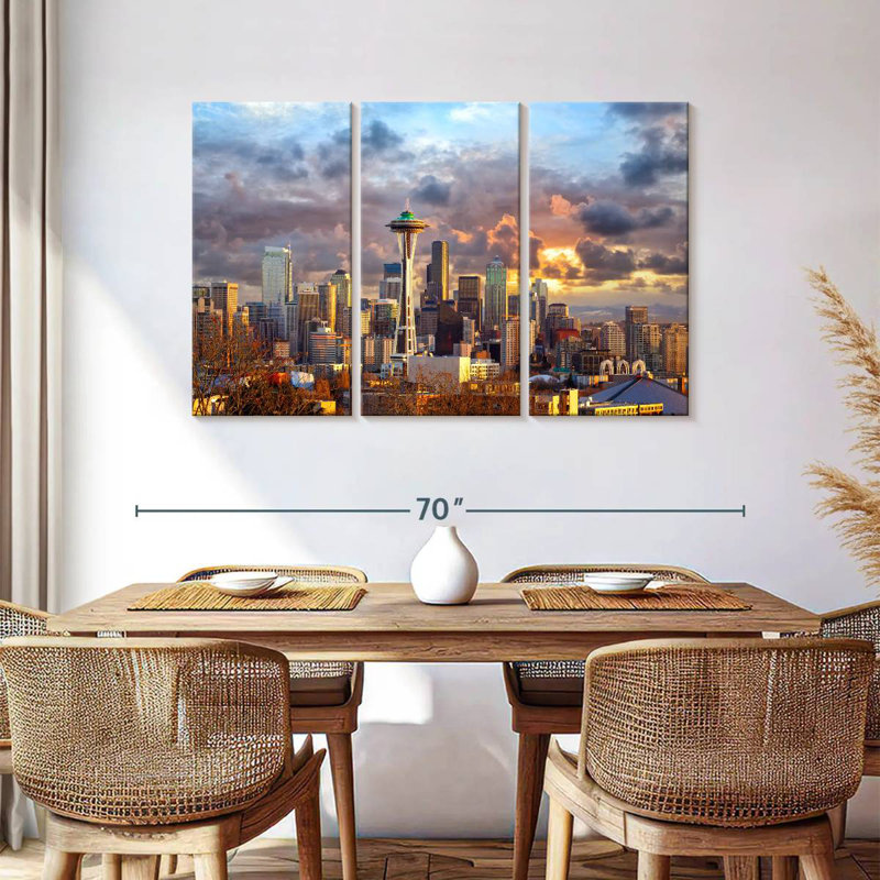 Nicci Seattle Sunset Sky, 36" H x 57" W