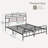 Elleise Metal Open-Frame Bed with Upholstered Headboard-1668602912