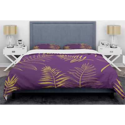 Flower Coastal Polyester Floral Duvet Cover