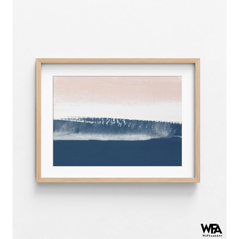 Vague abstraite, reproduction d'art, encadré abstrait plage, impression océan tropical, décoration murale mer, art mural encadré, art mural surdimensionné