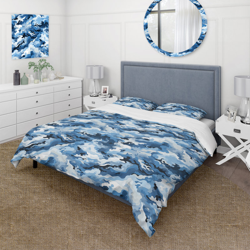 Ensemble de housse de couette camouflage Arctique - camouflage - polyester microfibre