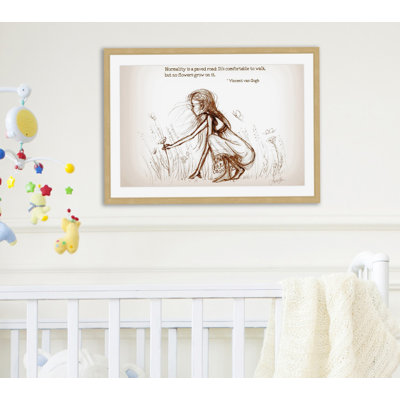 Berry Picking Flowers 1 Piece Wall Art
