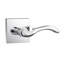 Bravura 903-7 Sable Passage Lever on Square Contemporary  Rose in Oil Rubbed Bronze - LH