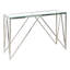 Ademaro 120cm Glass Top Console Table-2098484847
