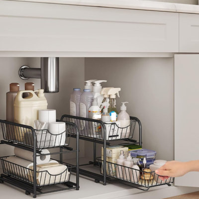 Steel Under Sink Organiser