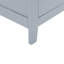 Armoire de rangement élégante pour salle de bain, unité de rangement pour salle de bain, armoire autoportante avec 4 portes, tablettes réglables, tablettes adaptables, gris-853404213