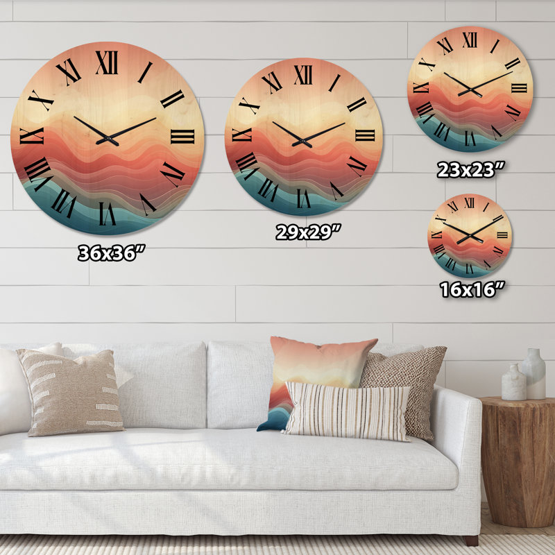 Horloge murale Alvesta, Moyenne