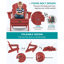 Chaise Adirondack pliante pour l'extérieur, résistante aux intempéries (vert)-1083084411