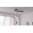 48'' Flush Mount Ceiling Fan with Light 4 Two-color Blades, Dimmable, 6-Speed Reversible DC Motor Ceiling Fan Remote, Sand Black and Brown -1924749192-1924749190