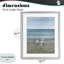«Three Shorebirds & Gentle Waves», reproduction sous verre encadrée, design par Nan-906195592-906195604