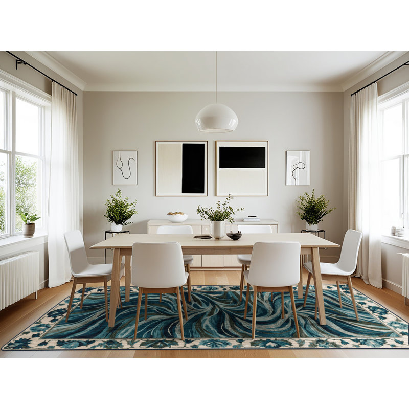Tapis gris lavable à la machine, Rectangle 7 pi x 10 pi
