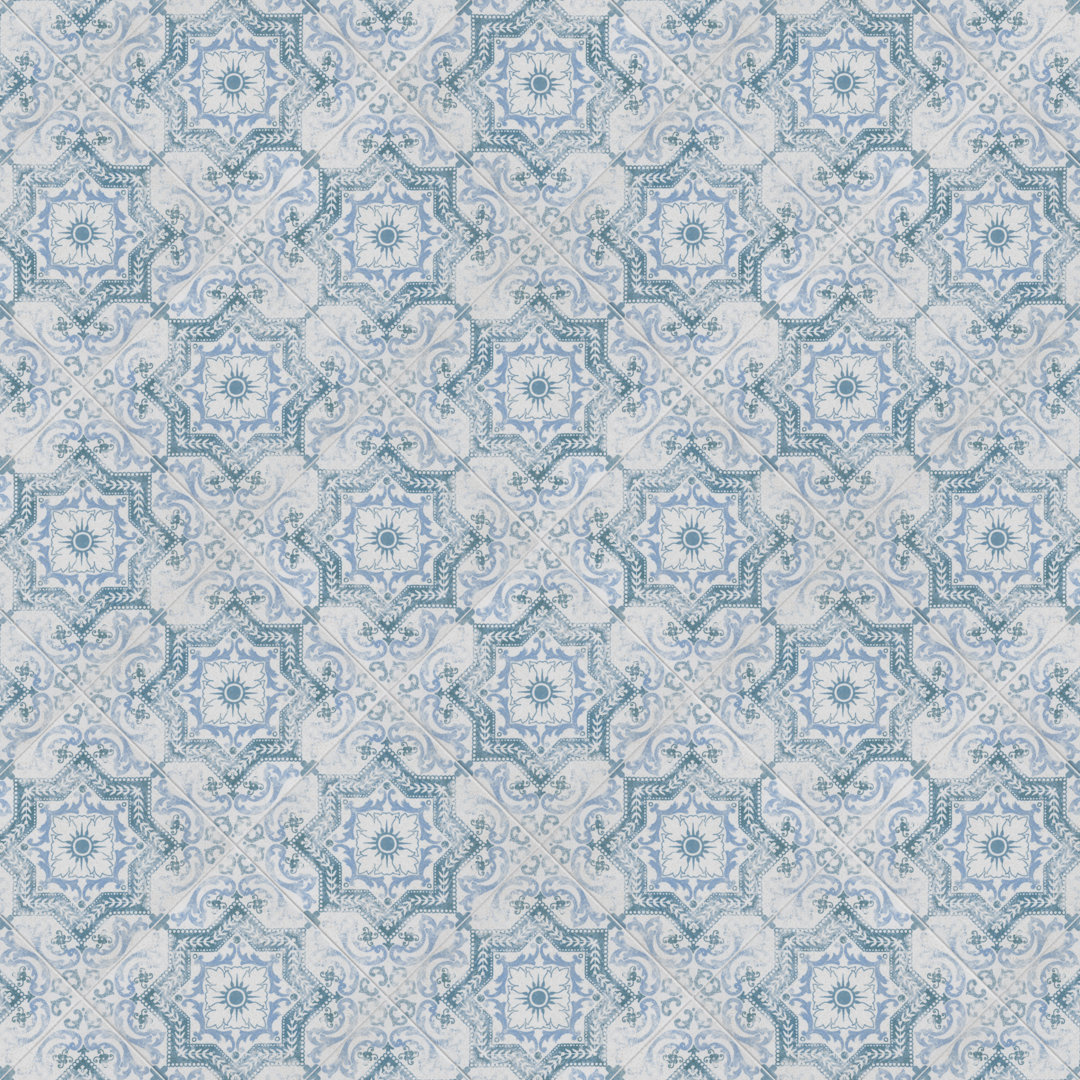 Klinker Alcazar 13" x 13" Ceramic Moroccan Wall & Floor Tile Merola Tile