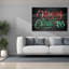 «Merry Christmas Licence Plates» par Design Turnpike, estampe numérique sur toile-2080414990