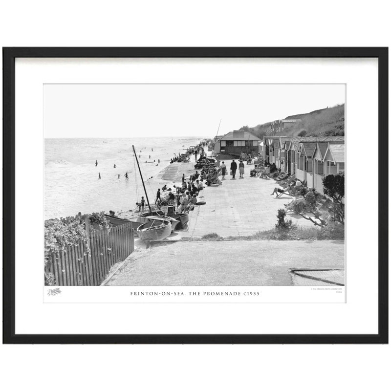 Frinton On Sea, The Promenade C1955 by Francis Frith - Single Picture Frame Print, 45cm H x 60cm W x 2.3cm D