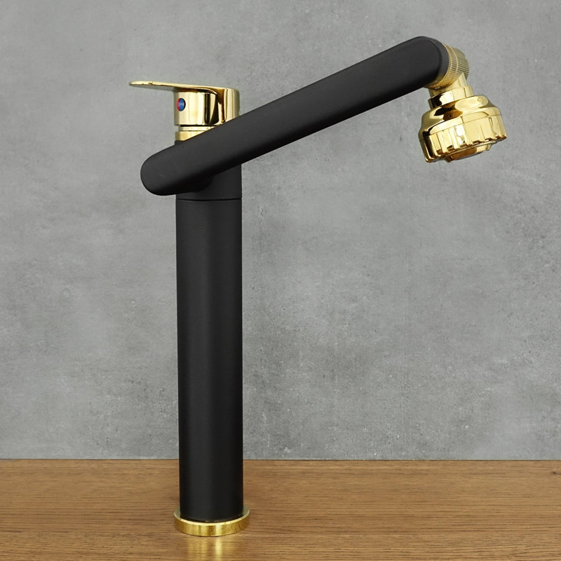 Basin Tap Faucet Dorset, Gold/Black
