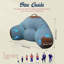 Blue Bolster Cushion