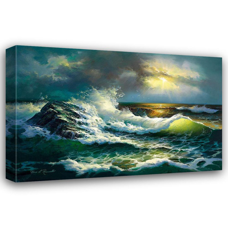 «Highland Dunes Romanello», galerie d'art sur toile tendue par Diane, Ocean Waves