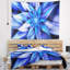 Tapisserie florales de fleurs bleues danse-28495437
