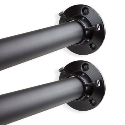 Phocas Steel Adjustable Single Curtain Rod
