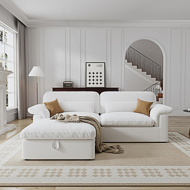 Canapé modulaire Cloud avec coussins en duvet